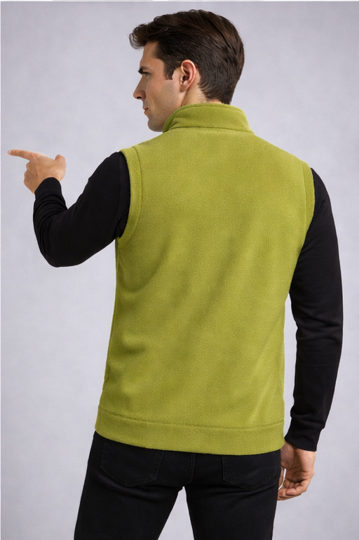 Soul Armor Mens Solid High Neck Sleeveless Outerwear Jacket