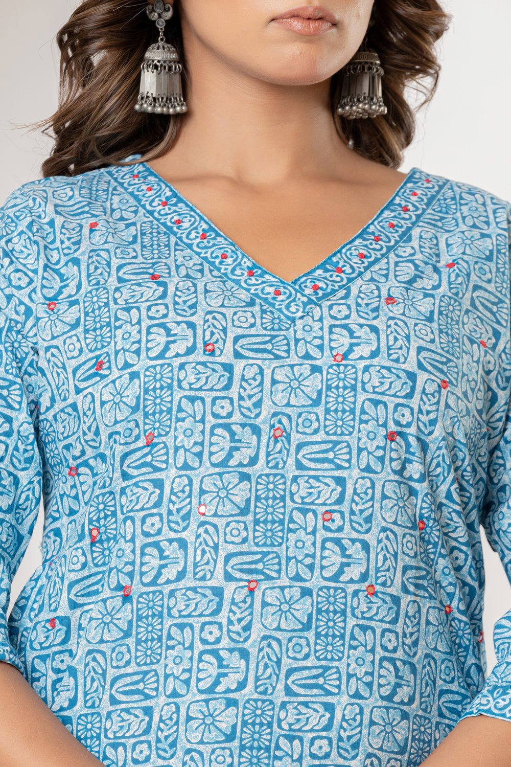 Elevate Fresh Lime Green Contemporary Printed Three-Piece Suit Set