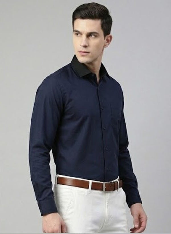 Soul Armor Solid Formal Full Sleeve Shirt