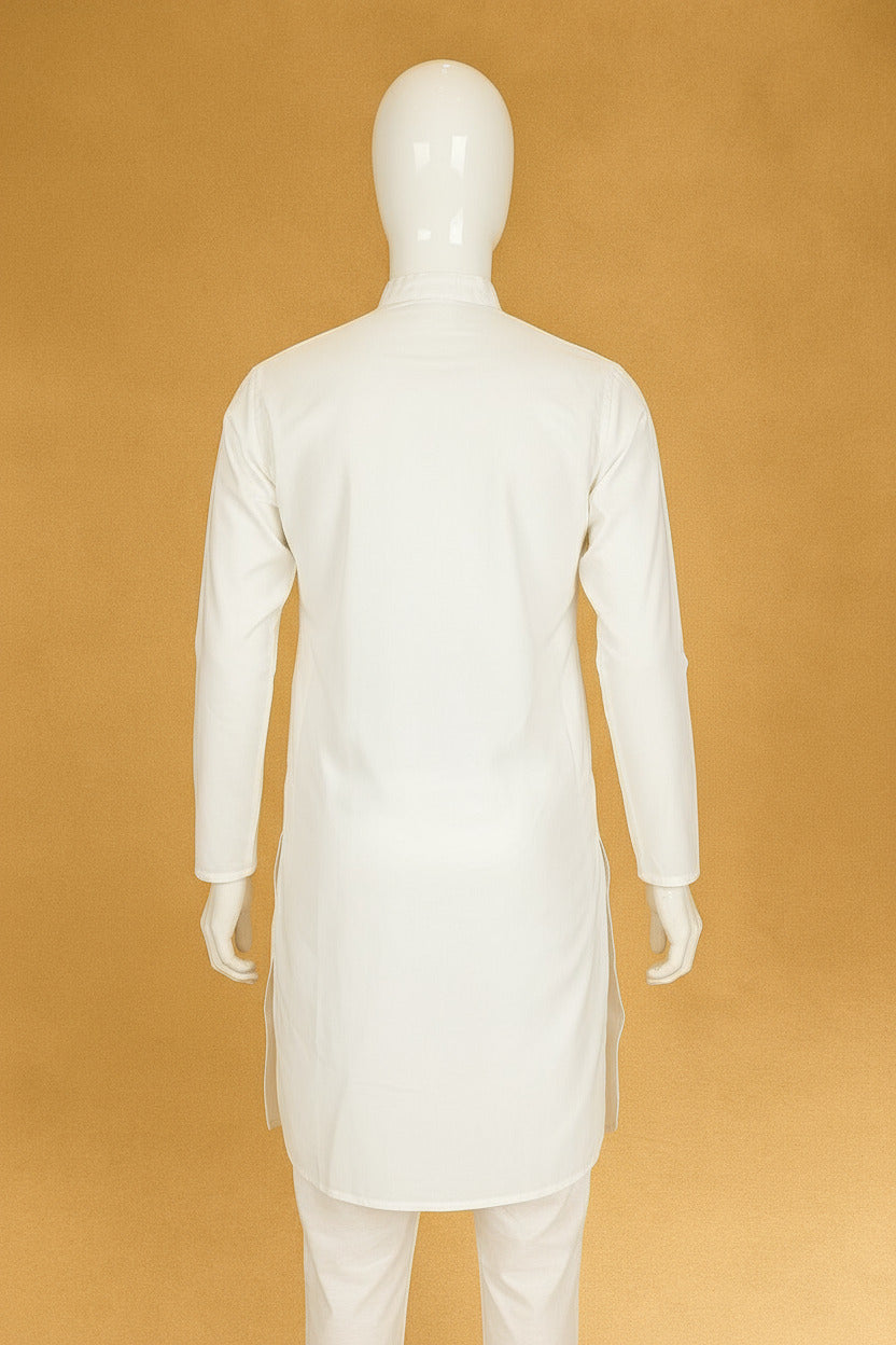 Sleepz Solid Traditional Kurta Pyjama Set