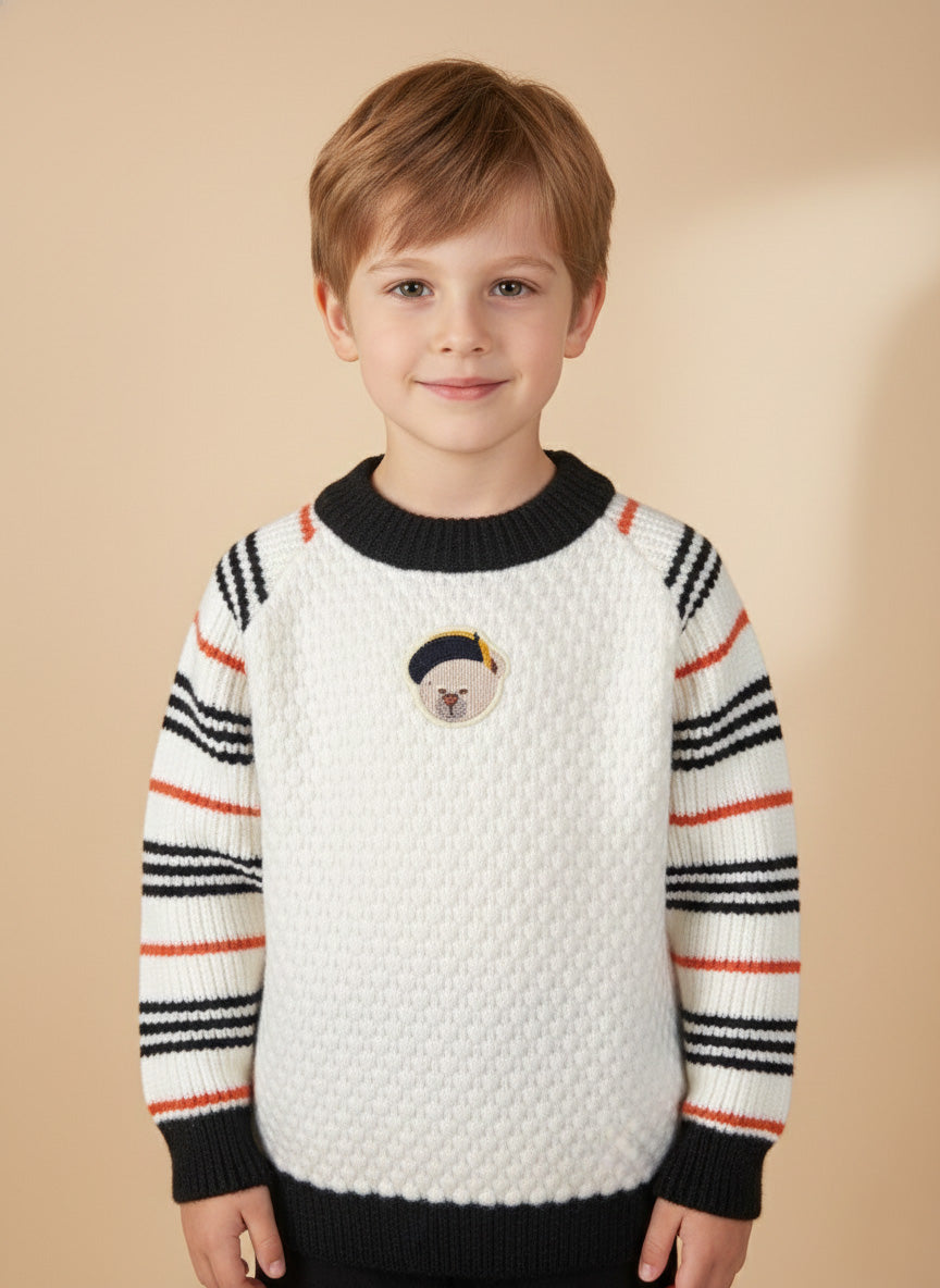 Vats Lil Luxe Classic Kids Knitted Winter Sweater