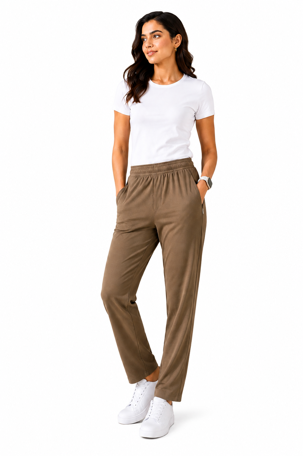 SOUL ARMOR Women's Solid Lower Track Pants | 95% Cotton Spandex Regular Fit | Casual Lounge Wear | Everyday Comfort Pant for Ladies | S-3XL