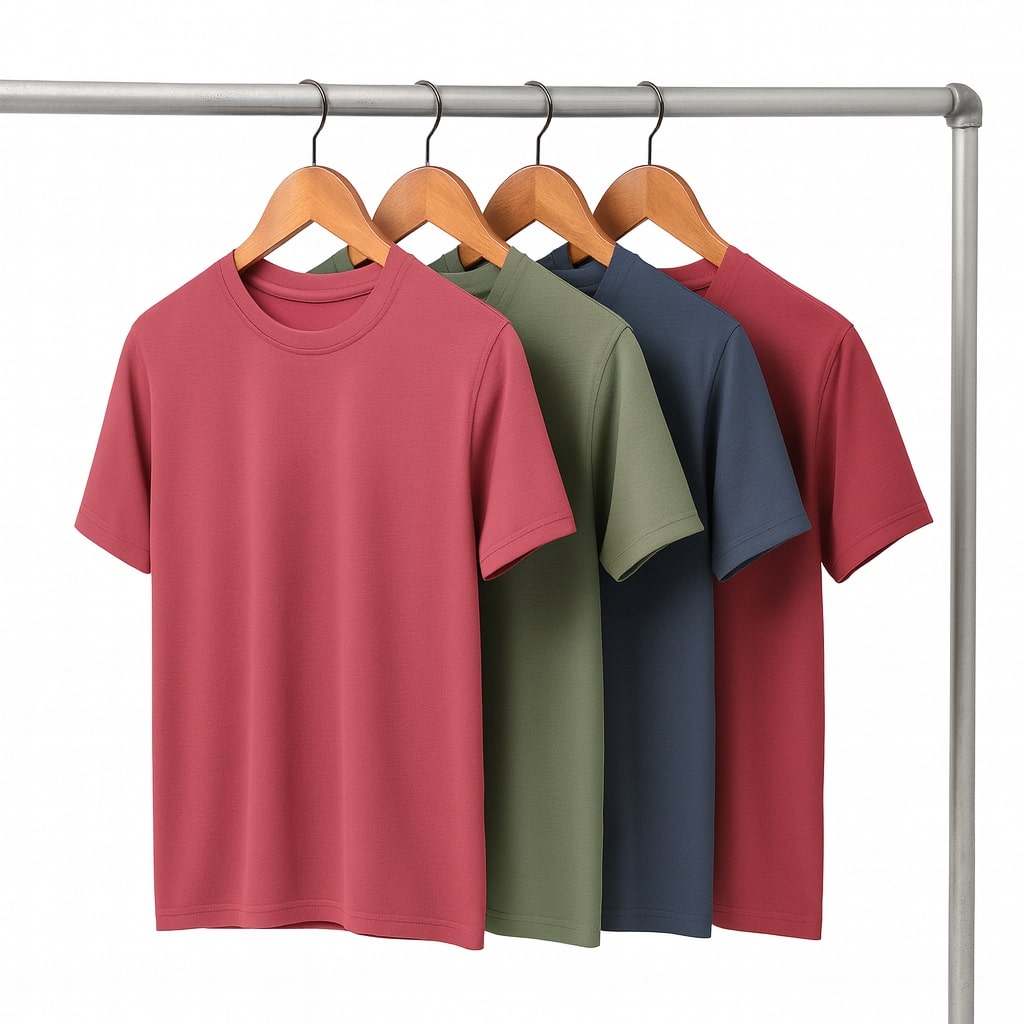 Sleepz Solid Half Sleeve Round Neck T-Shirt