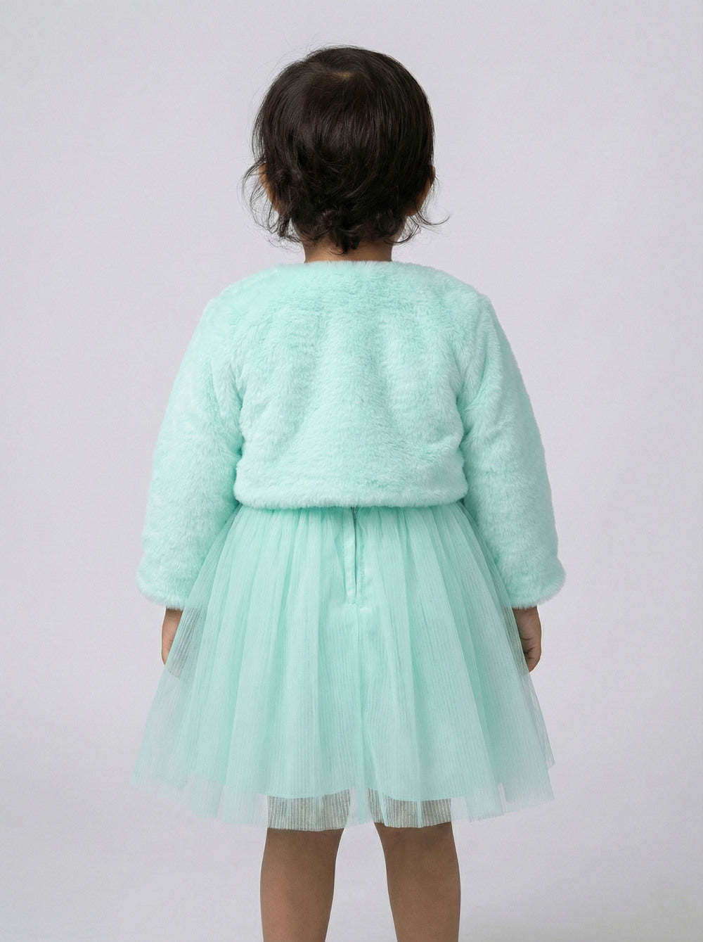 Katibi Blue Floral Detail Princess style Party frock