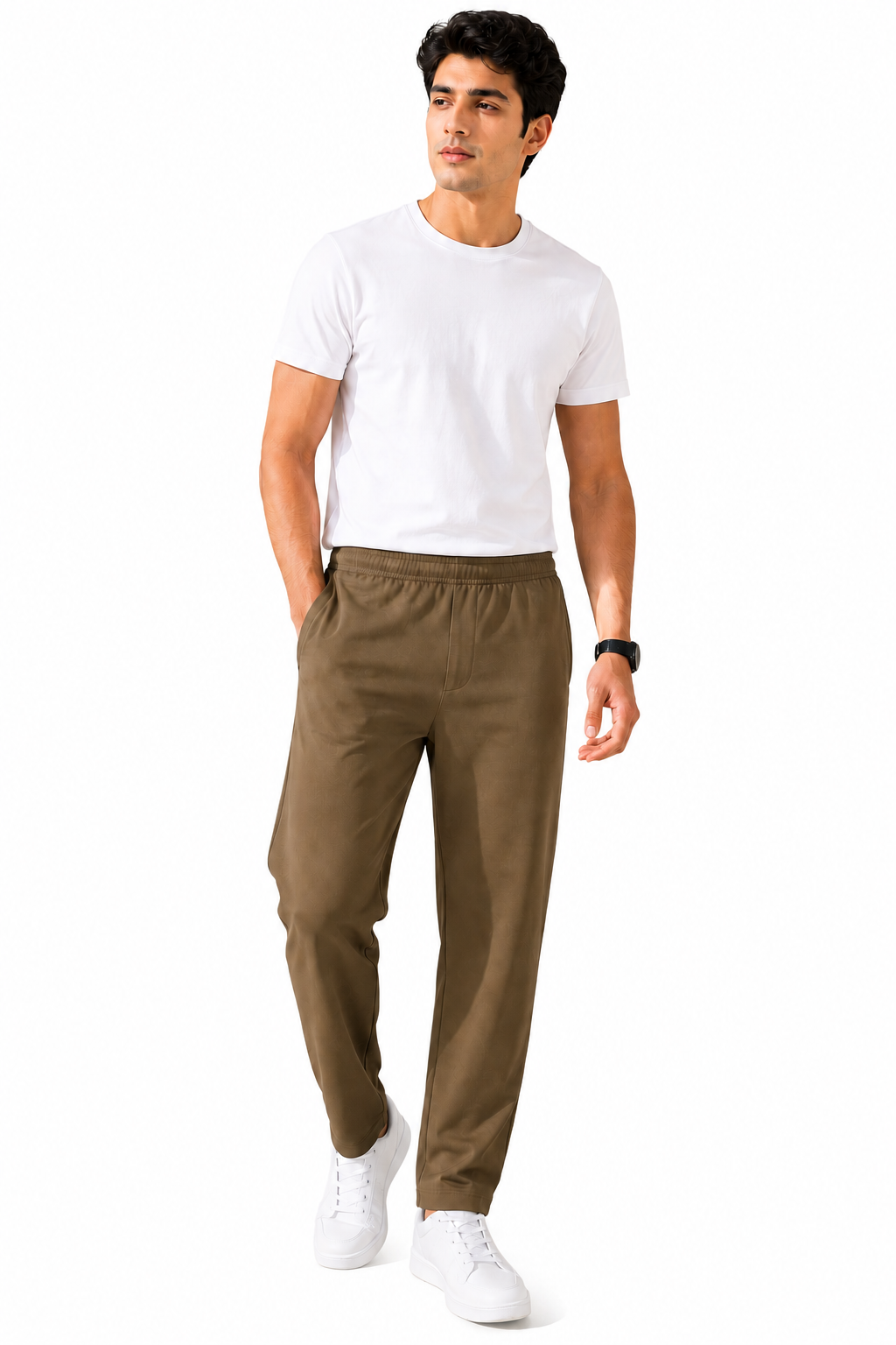 SOUL ARMOR Men's Solid Lower Track Pants | 95% Cotton Spandex Regular Fit | Casual Lounge Wear | Everyday Comfort Pant | M-3XL
