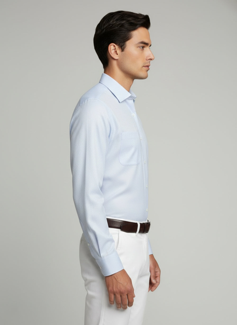Soul Armor Micro Textured Full Sleeve Formal Shirt