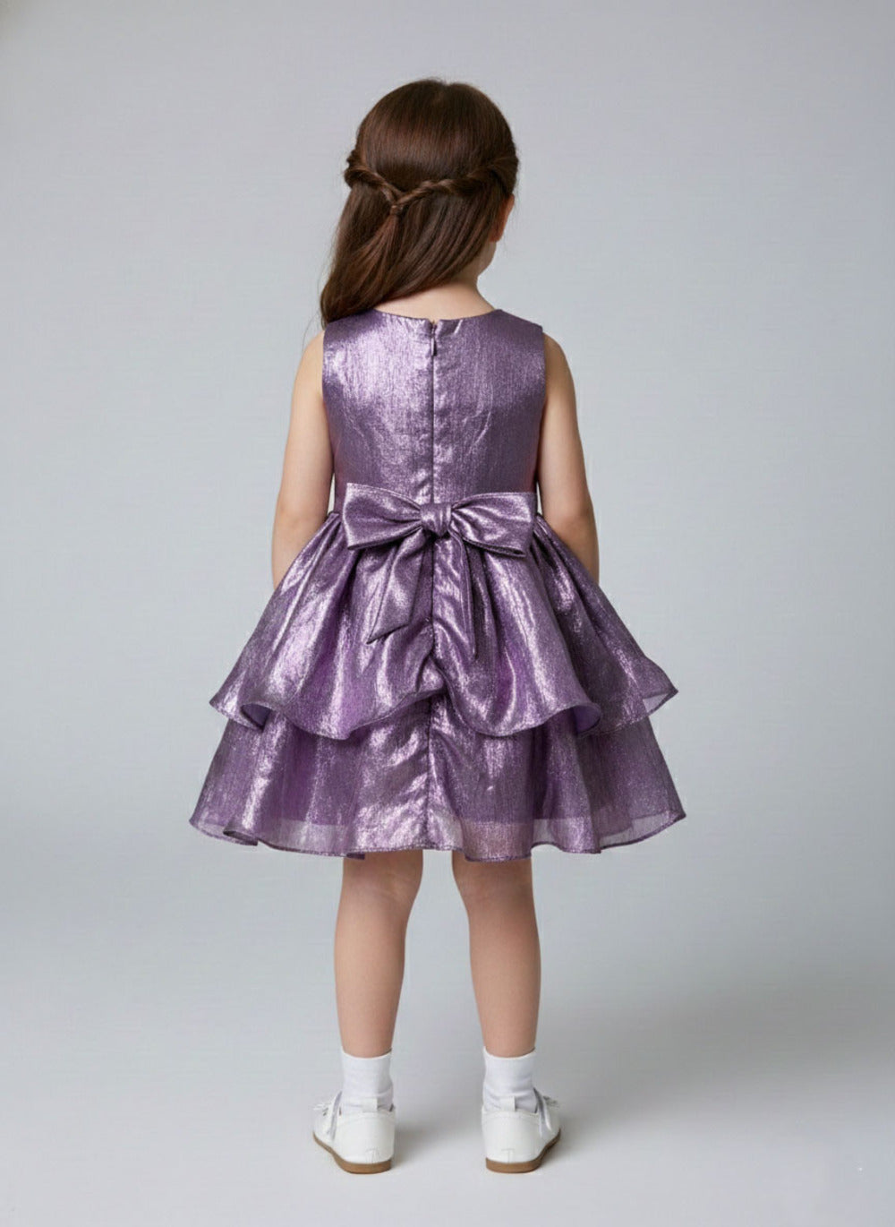 Katibi Kids wine sequin gown for girls.