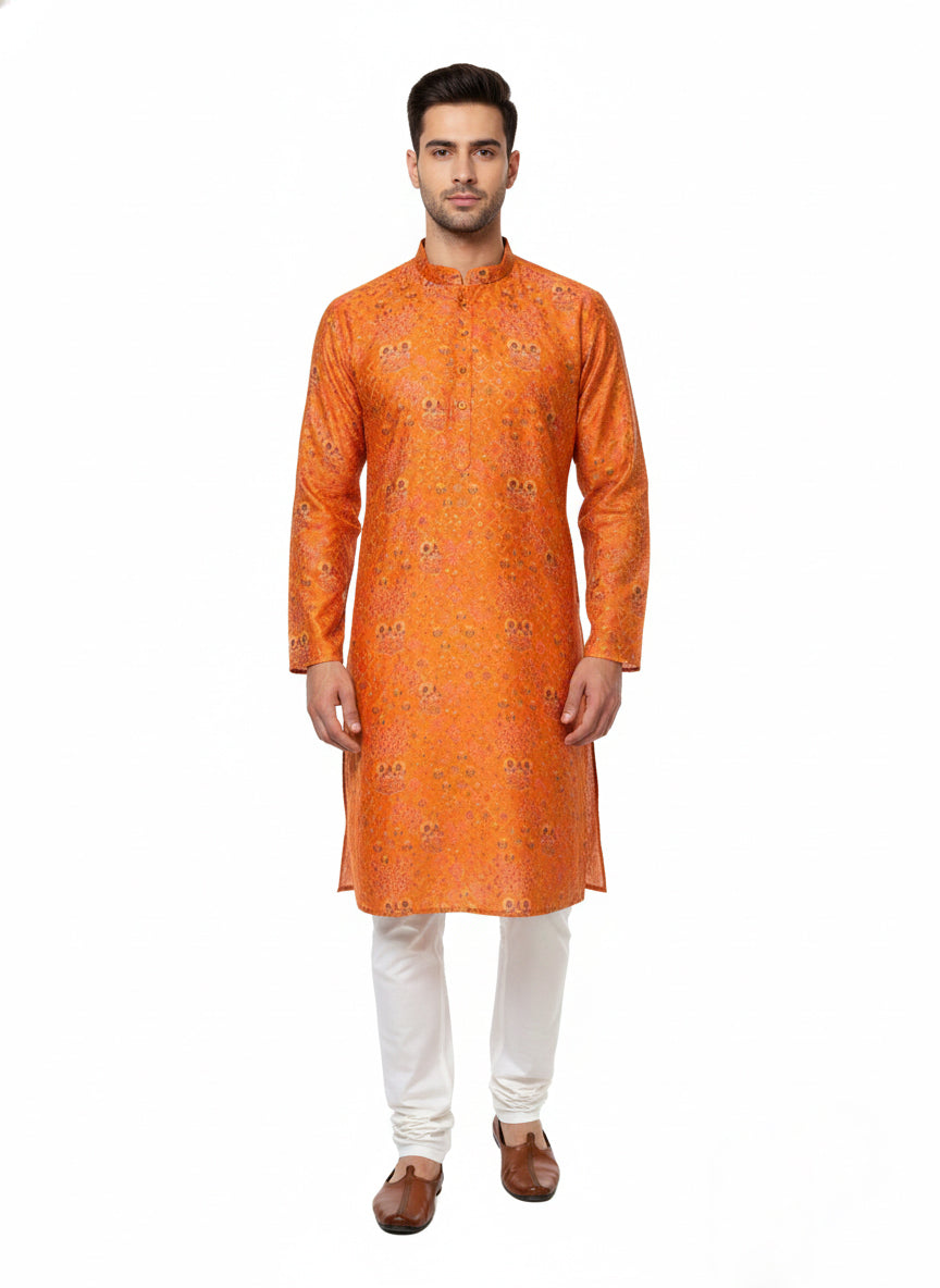 Soul Armor Mens Regal Ethnic Medallion Kurta Set