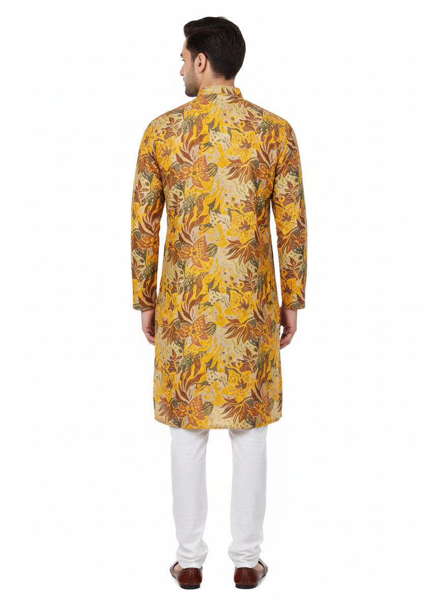 Soul Armor Mens Nature Inspired Ethnic Kurta Set