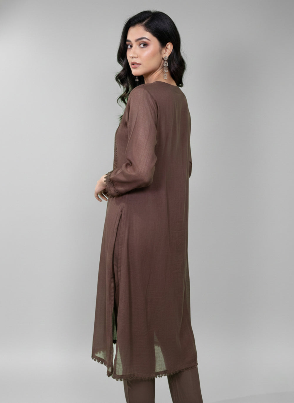 Soul Armor Elegant Embroidered Yoke Kurta Pant & Dupatta Set