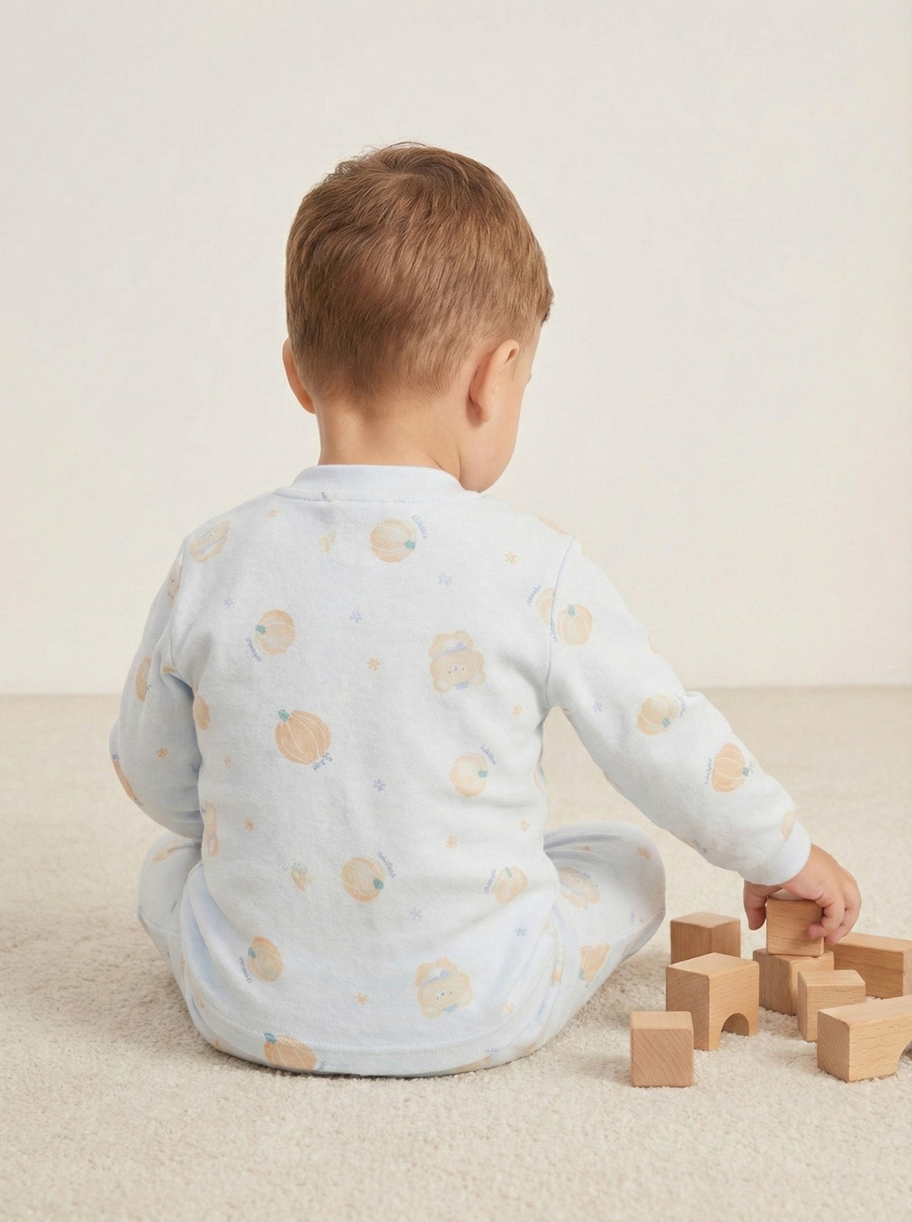 Vats Lil Luxe Baby Unisex Printed Cotton Night Suit Co-Ord Set