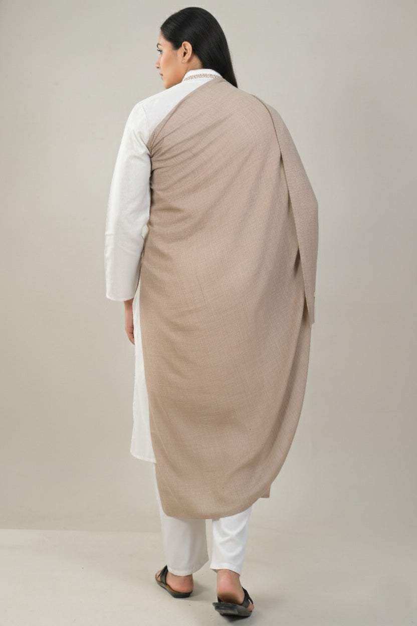 Elevate Classic Plain Woolen Shawl