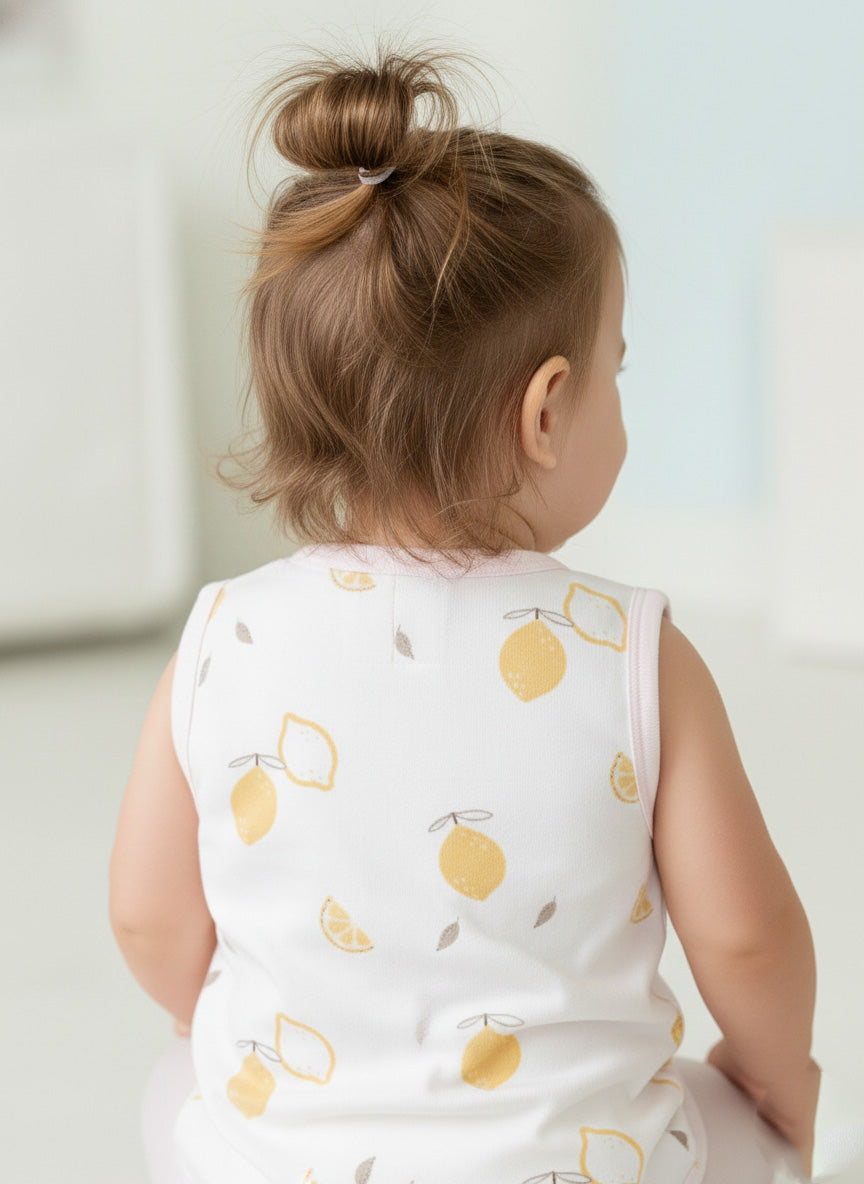 Vats Lil Luxe Cotton Printed Sleeveless Baby T-Shirt