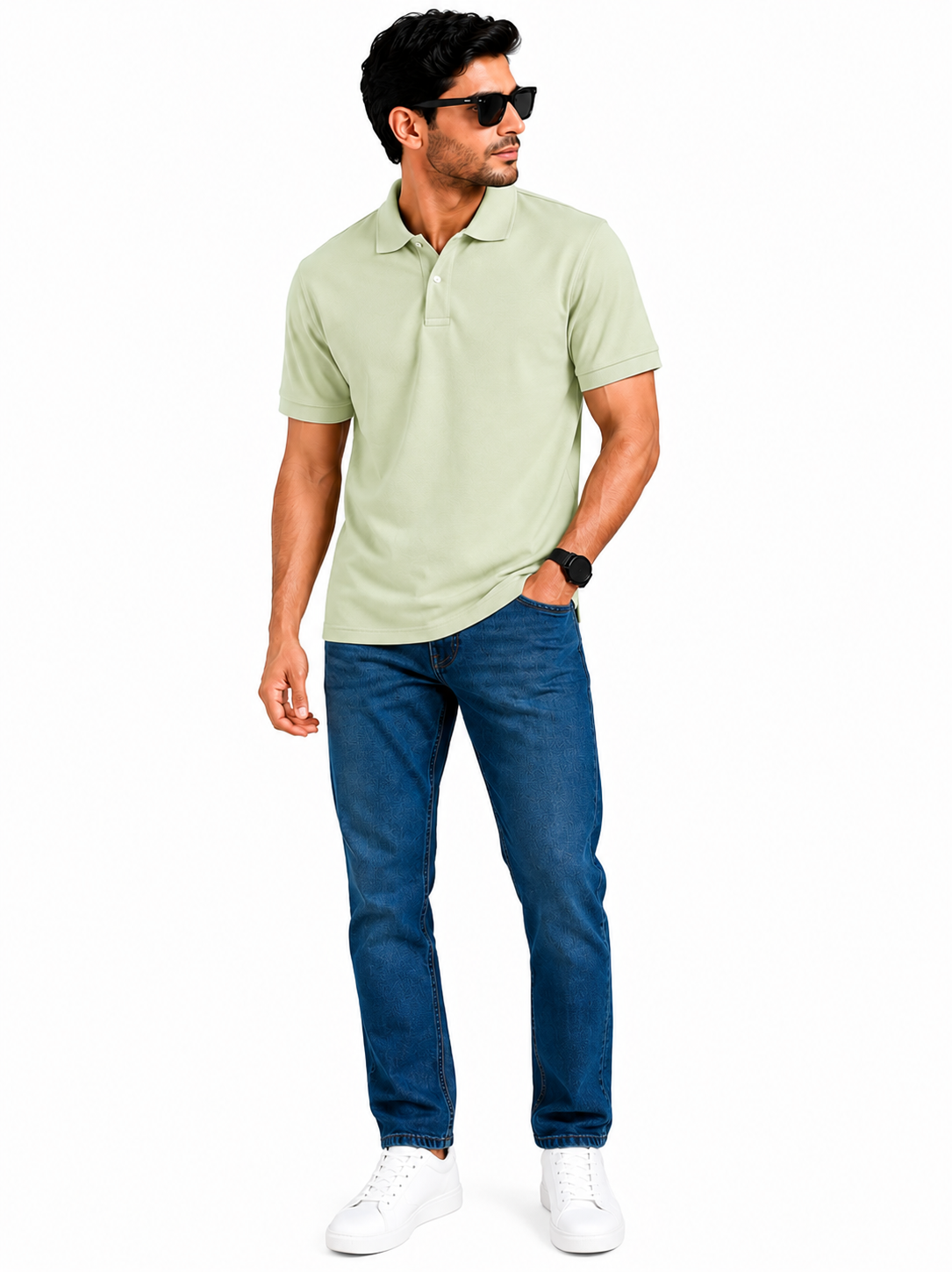 SOUL ARMOR Men's Solid Polo T-Shirt | Premium 95% Cotton Spandex Stretch Polo | Half Sleeve Casual Smart Wear | Regular Fit