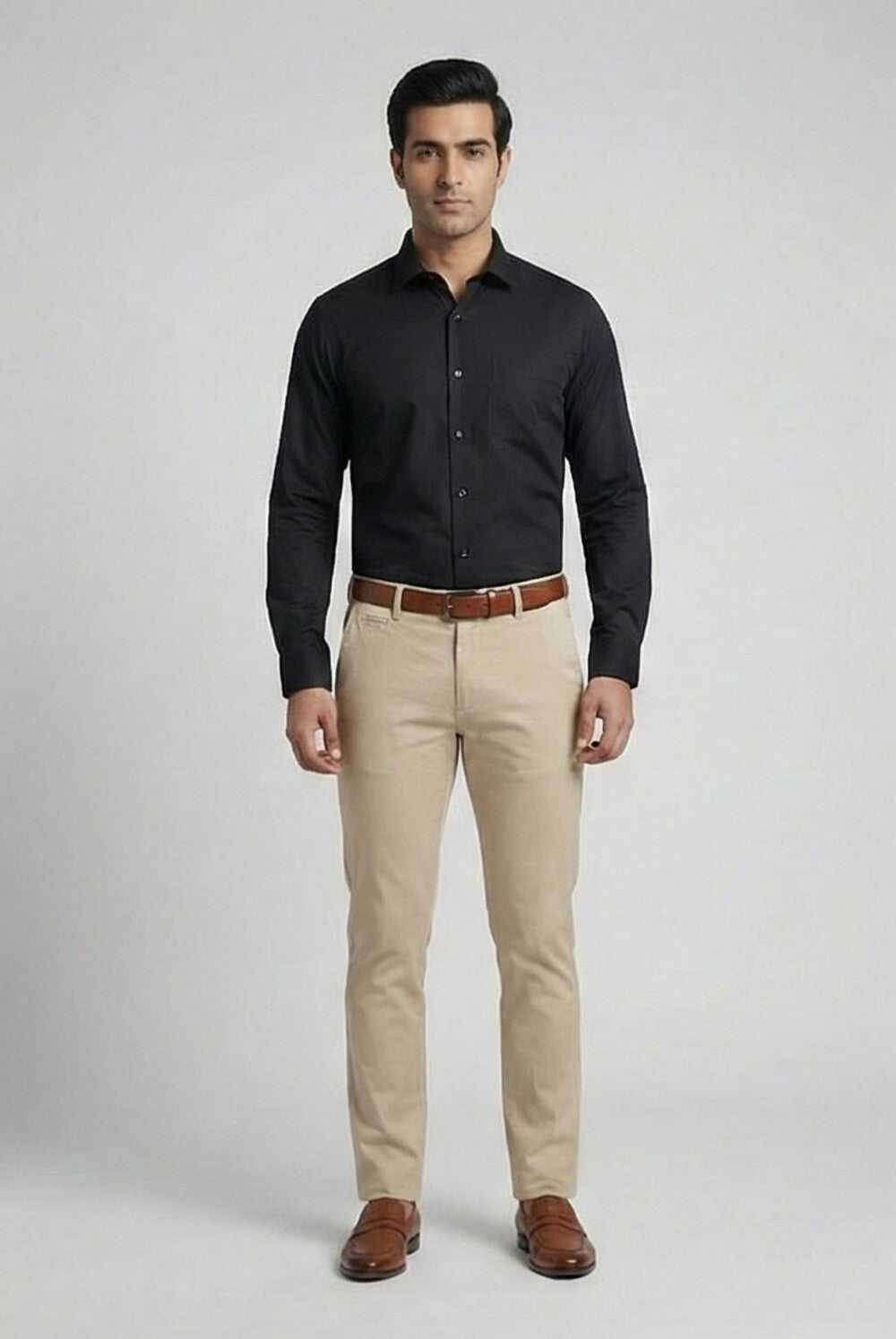 Soul Armor Solid Formal Full Sleeve Shirt