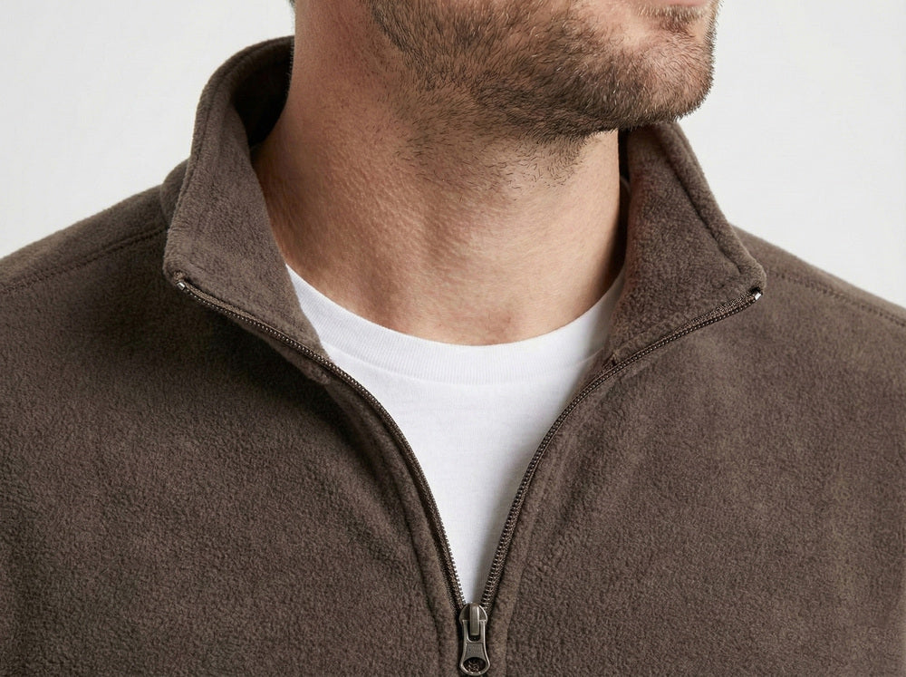 Soul Armor Mens Lightweight Polar Fleece Full Zip Jacket