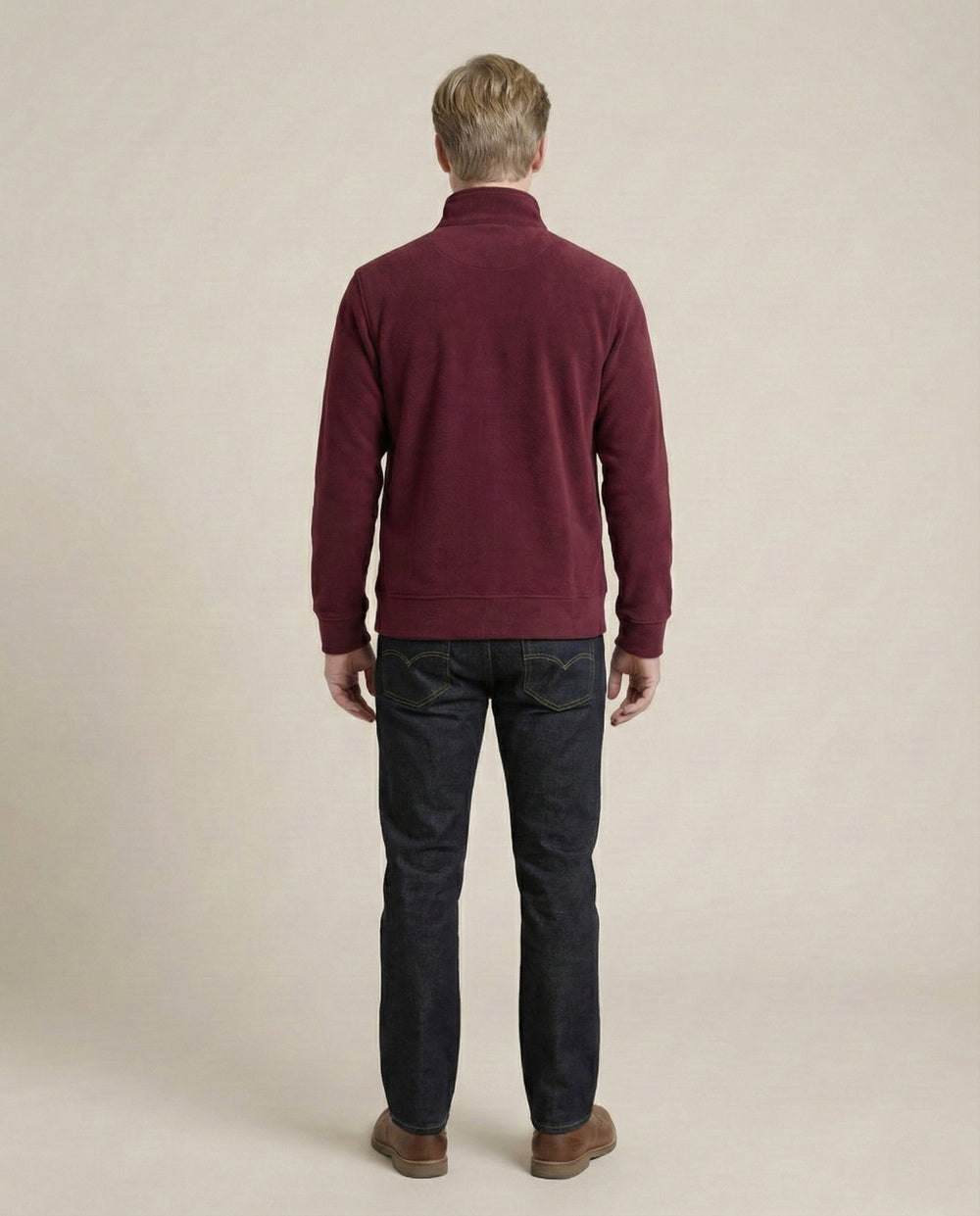 Soul Armor Mens Lightweight Polar Fleece Full Zip Jacket