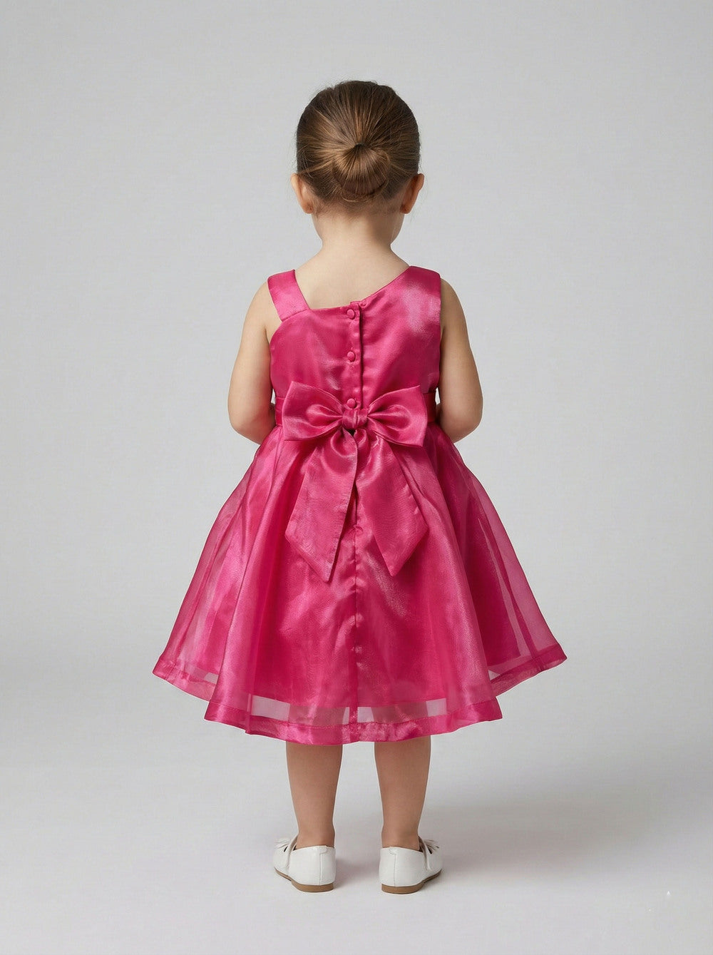 Katibi Sweet Cherry Sleeveless Party frock for little kids.