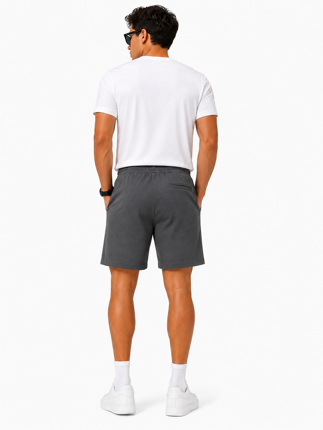 Soul Armor Men's Regular Fit Sports Shorts | Cotton Blend | Drawstring | 2 Side Pockets