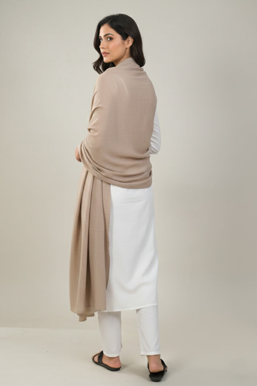 Elevate Classic Plain Woolen Shawl