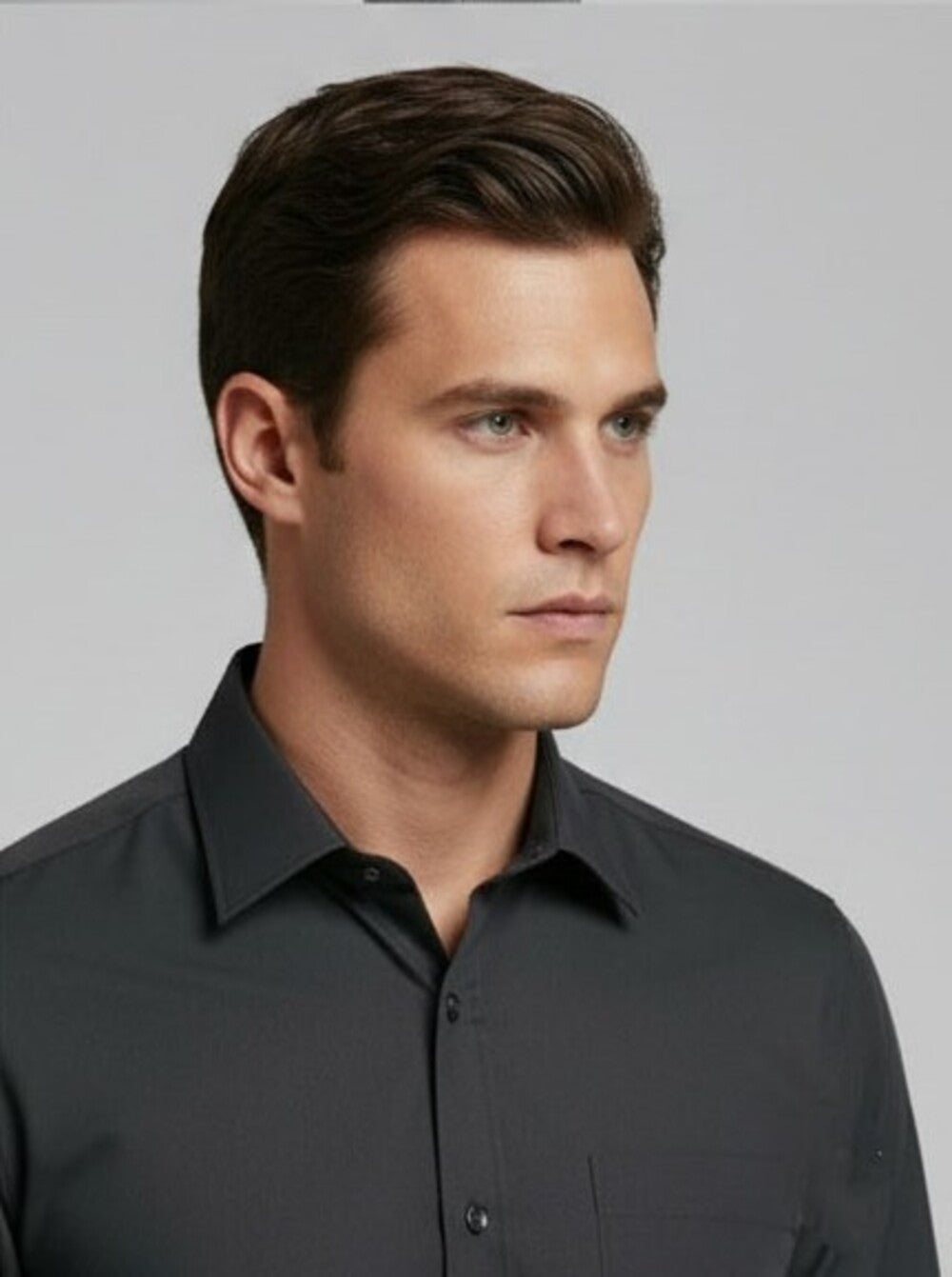 Soul Armor Classic Solid Textured Full Sleeve Shirt