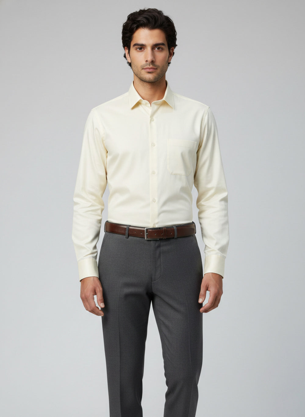 Soul Armor Solid Full Sleeve Classic Formal Shirt