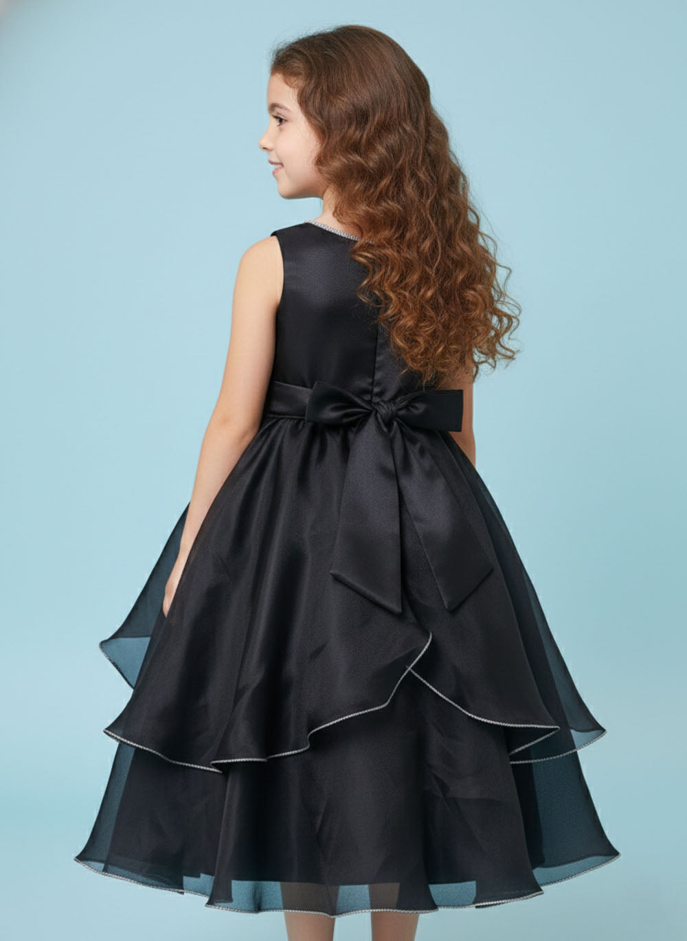 Katibi Kids Fancy Black Party gown.
