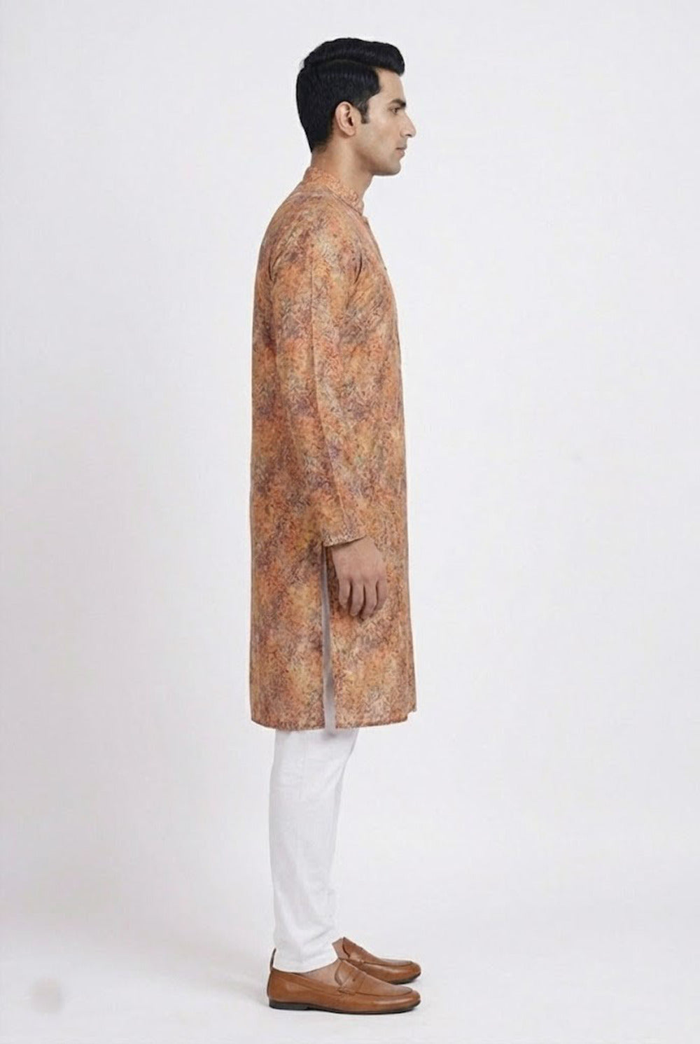 Soul Armor Mens Artistic Traditional Design Ethnic Kurta Set