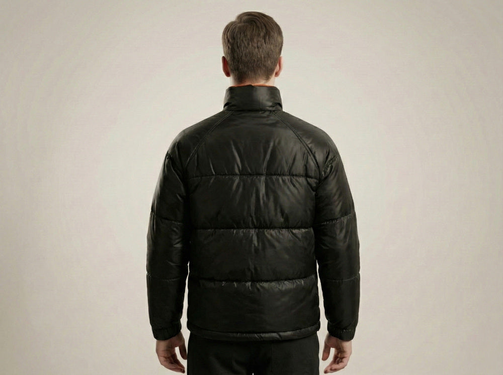 Soul Armor Mens  Quilted Puffer Jacket with Full Zip Closure