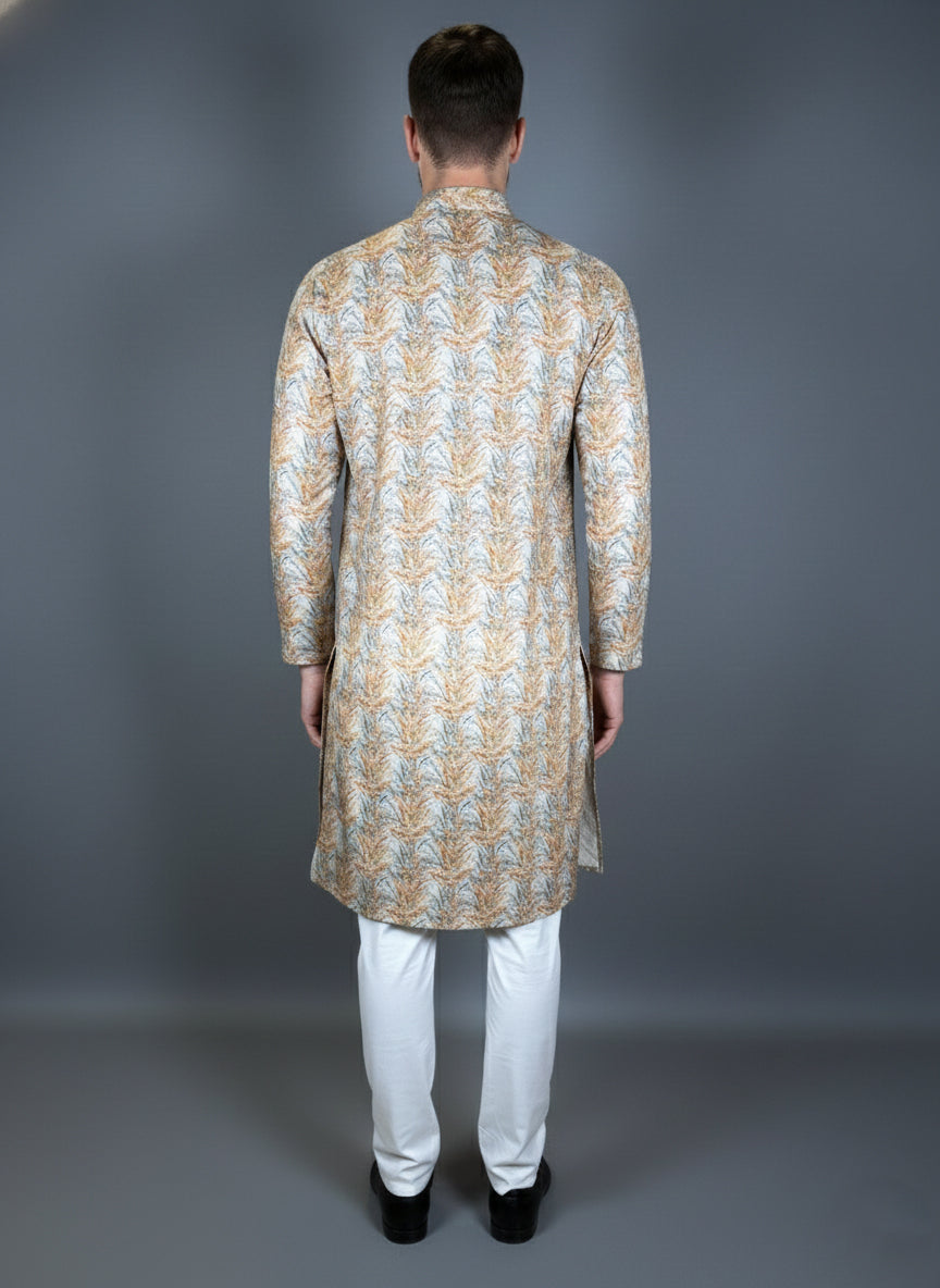 Soul Armor Elegant All-Over Printed Kurta Pajama Set