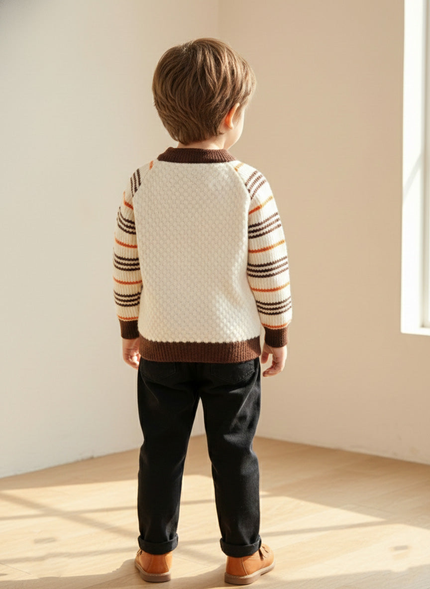 Vats Lil Luxe Classic Kids Knitted Winter Sweater