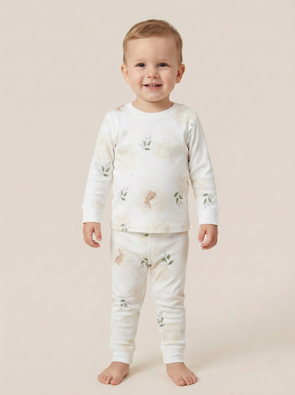 Vats Lil Luxe Printed Yellow Baby Cord Set – Top & Bottom