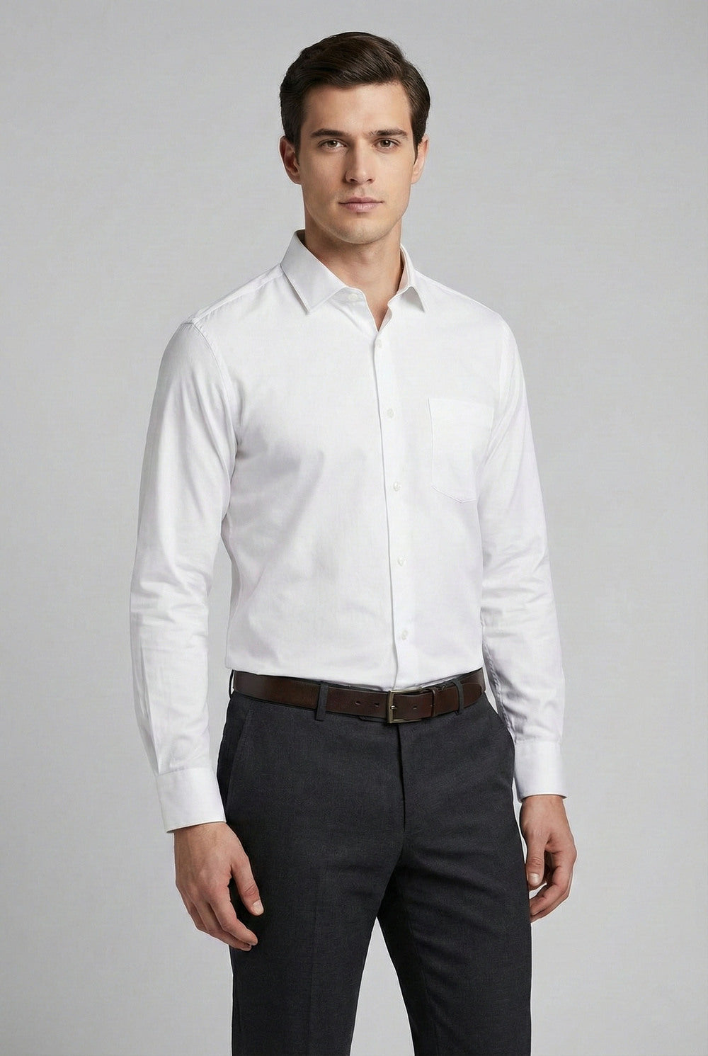 Soul Armor Solid Formal Full Sleeve Shirt