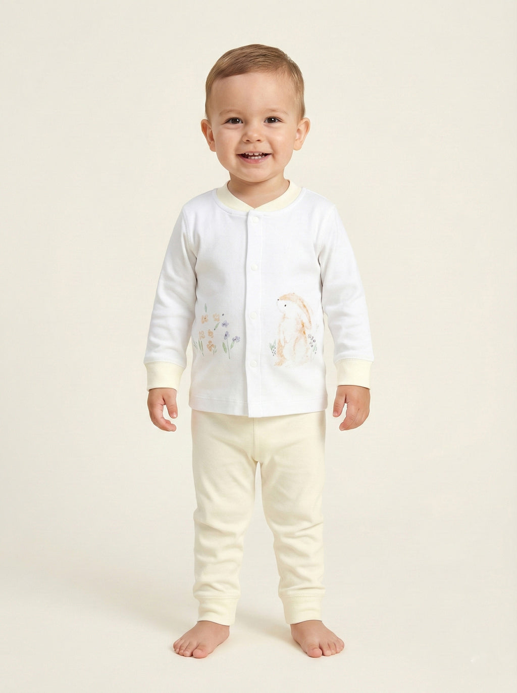 Vats Lil Luxe Printed Baby Cord Set – Full Sleeve Top & Bottom