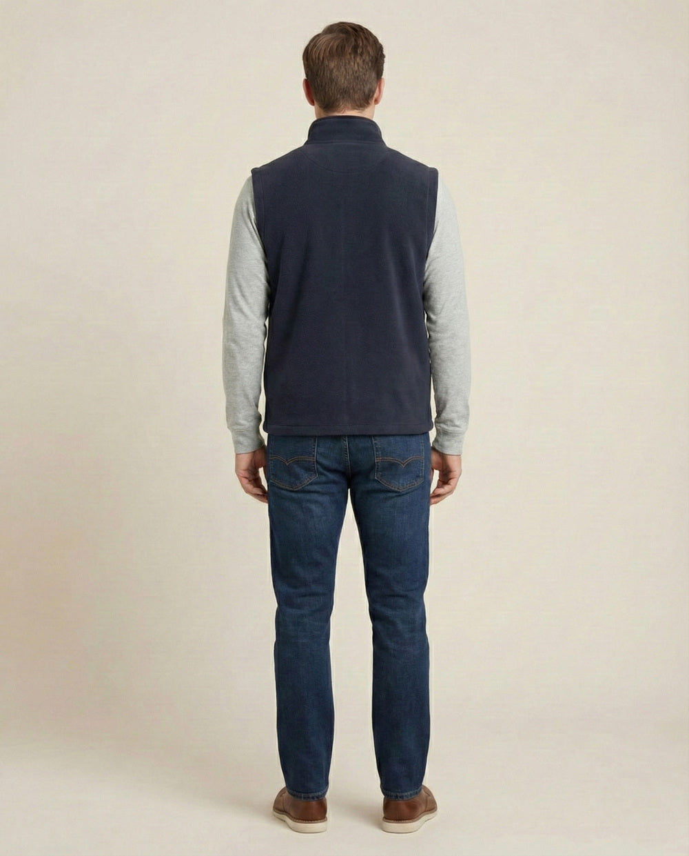 Soul Armor Mens  Polar Fleece Zip-Up Sleeveless Jacket