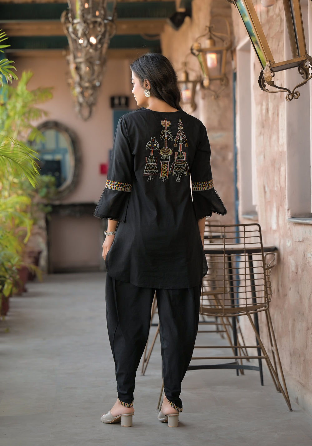 Soul Armor Tribal Embroidered Kurta Pant Set