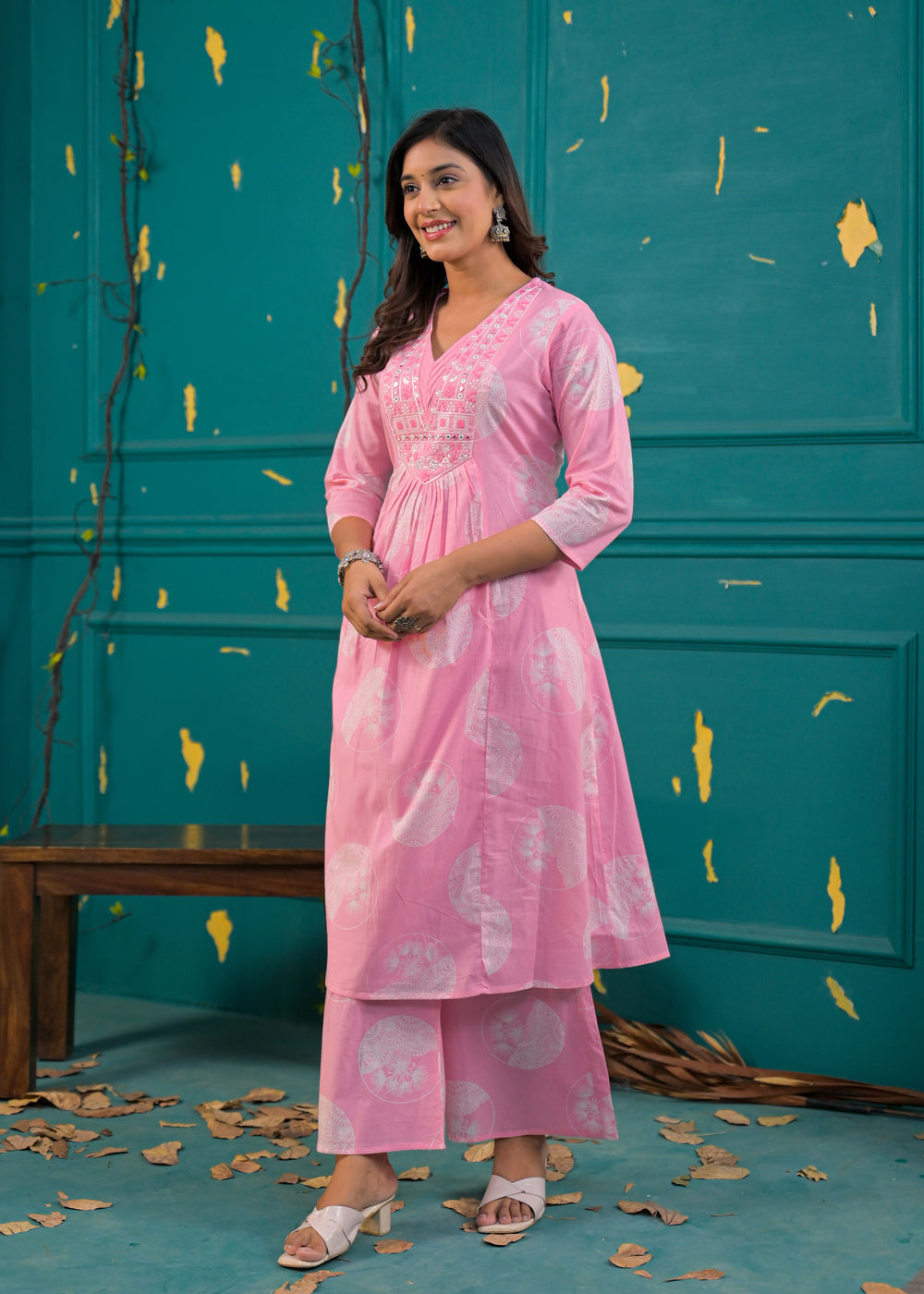 Soul Armor A-Line Printed Kurta Set