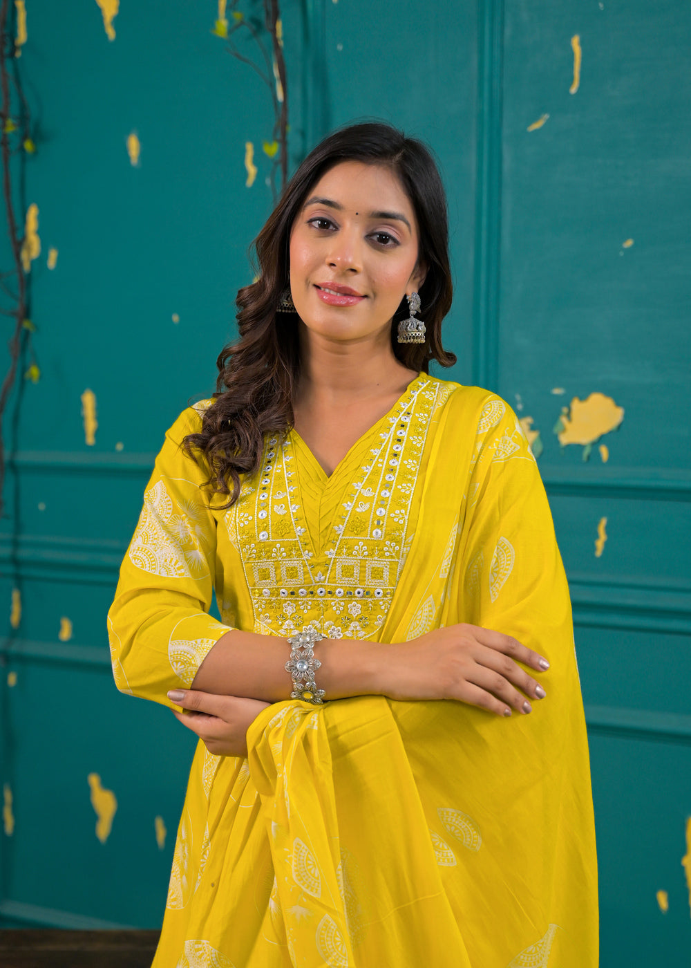 Soul Armor A-Line Printed Kurta Set
