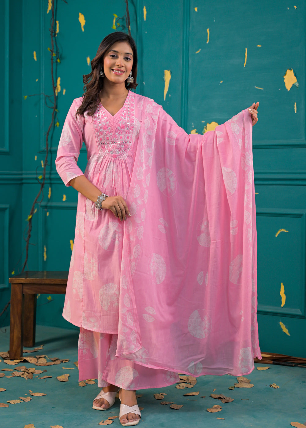 Soul Armor A-Line Printed Kurta Set