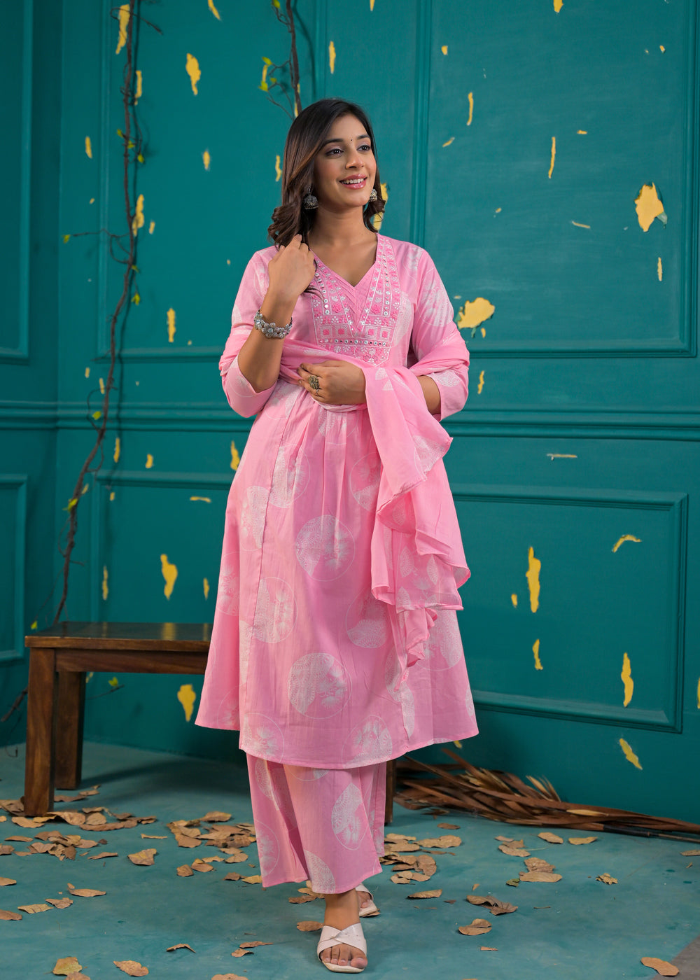 Soul Armor A-Line Printed Kurta Set