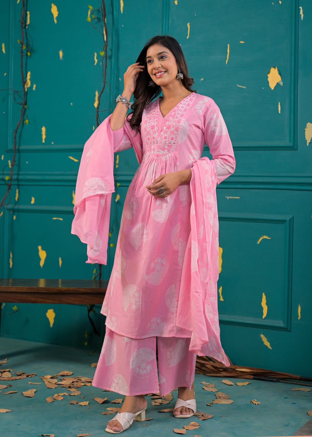 Soul Armor A-Line Printed Kurta Set