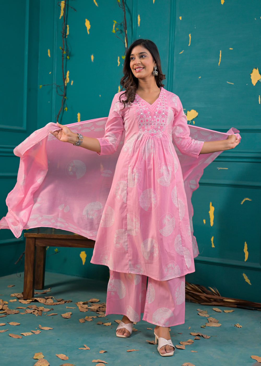 Soul Armor A-Line Printed Kurta Set