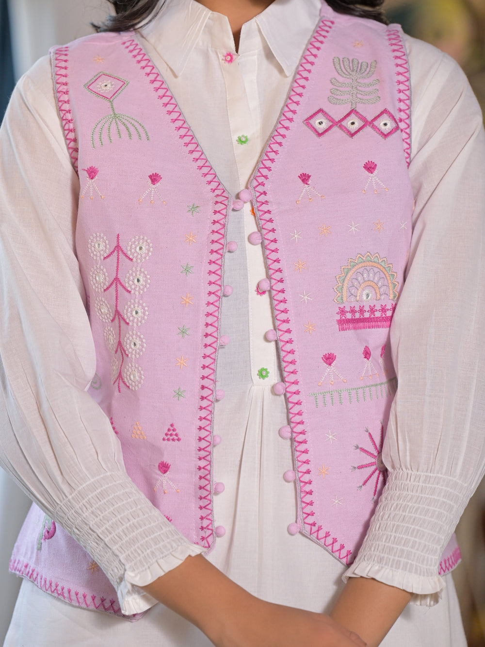 Soul Armor Straight Kurta Set with Printed Jacket