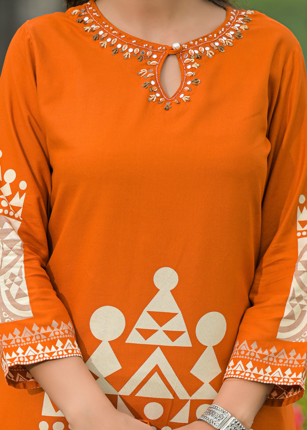 Soul Armor Tribal Printed Kurta Pant Set