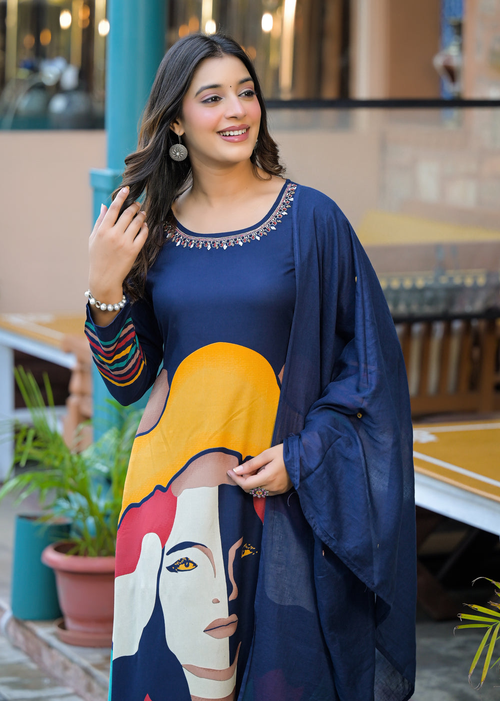 Soul Armor Tribal Printed Kurta Set