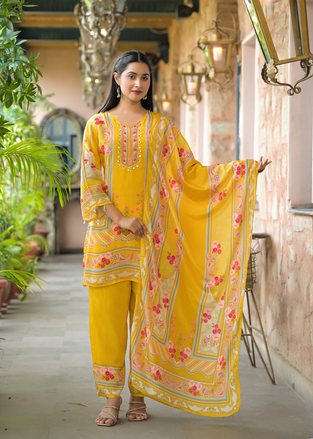 Soul Armor Elegant Printed Kurta Set