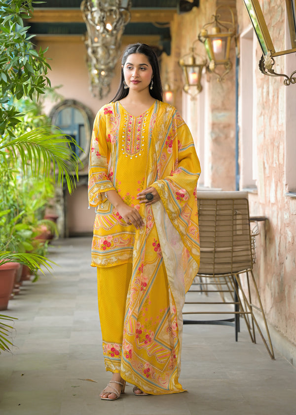 Soul Armor Elegant Printed Kurta Set