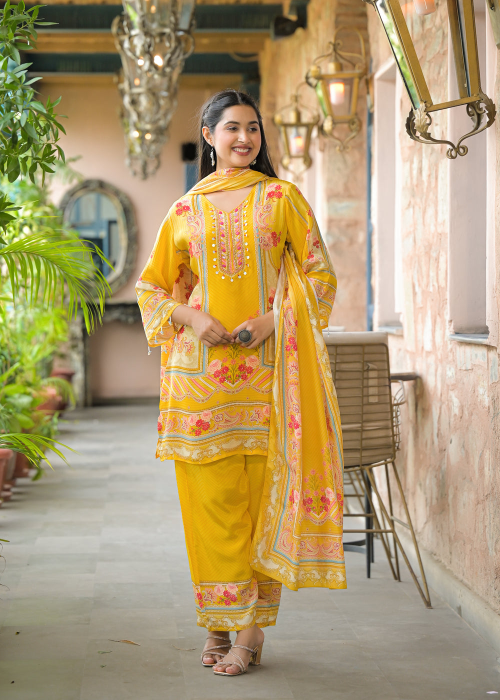 Soul Armor Elegant Printed Kurta Set