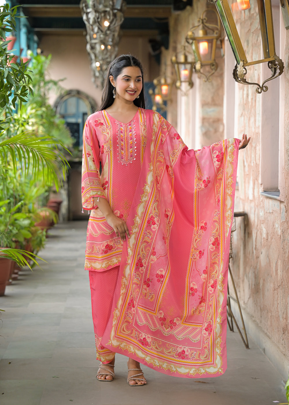 Soul Armor Elegant Printed Kurta Set
