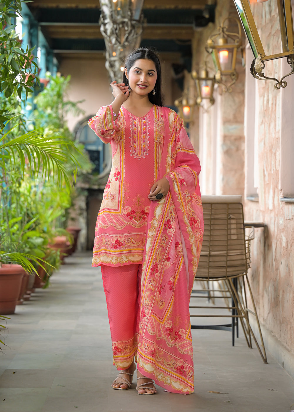 Soul Armor Elegant Printed Kurta Set